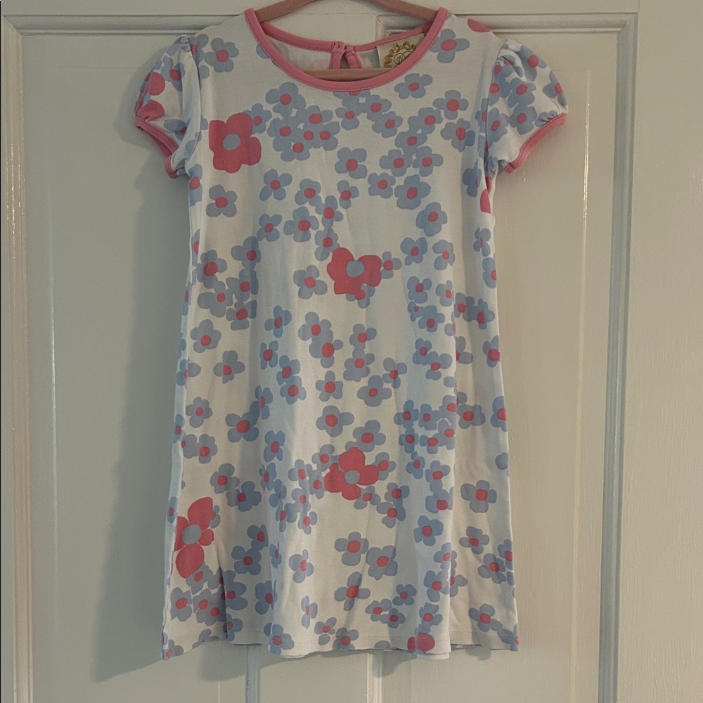Beaufort Bonnet Company Penny Play Dress Pink and Blue 6